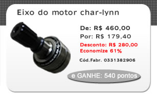 Eixo do motor char-lynn