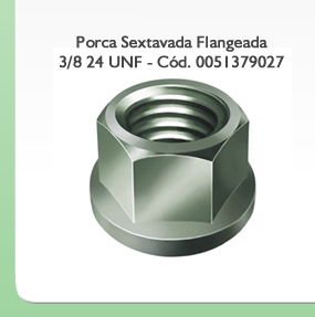 Porca Sextavada Flangeada!